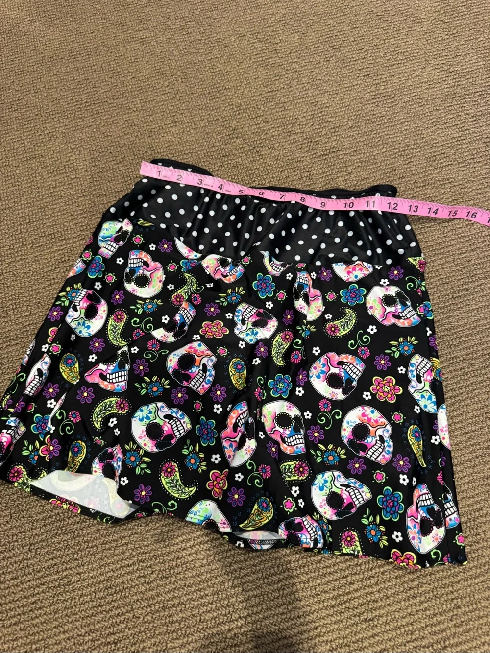 SPARKLE SKIRTS Skort - Day of the Dead